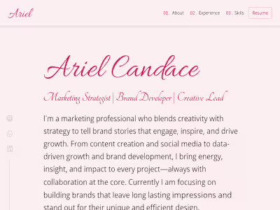 Personal CMS Portfolio