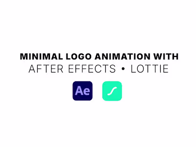 Dot to Leaf | Minimal Lottie Logo Animation