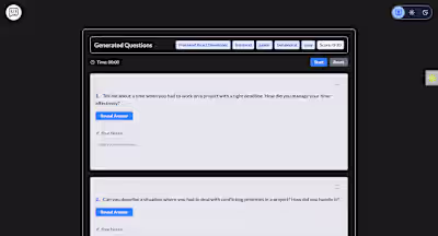 A NextJs web application for interview prep.