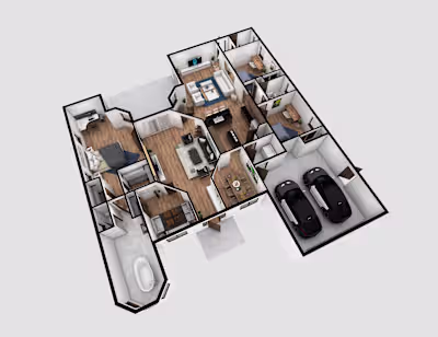 3d floor plan | Interior design | Exterior design