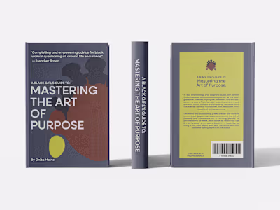Mastering the Art of Purpose - Book cover design