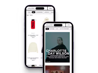 COLORSxSTUDIOS | Web Development