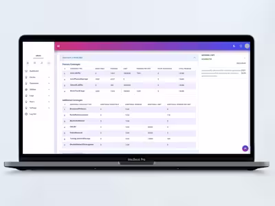 Insurance Quote System for a Trucking Company