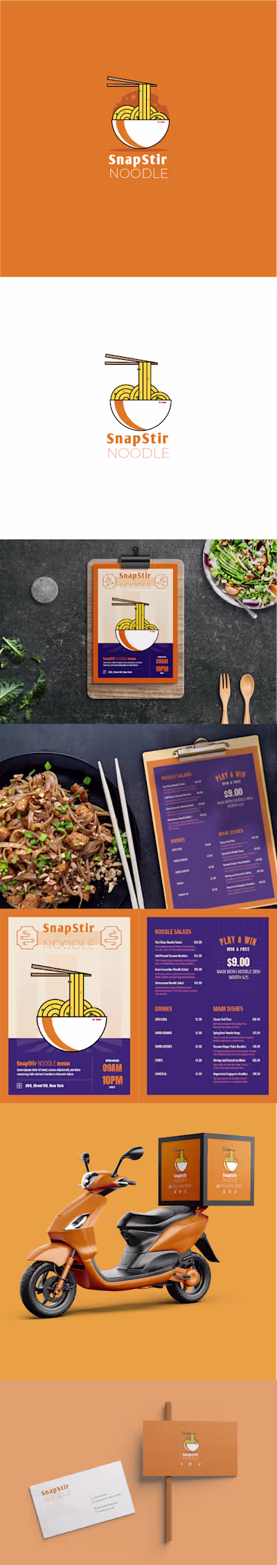 SnapStir Noodle Branding