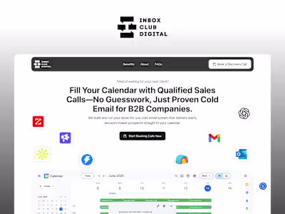 Inbox Club Digital Website Revamp