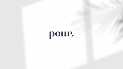 pour. | Logo & Branding Design