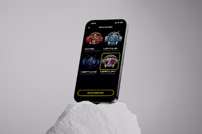 NFT as a watch face for Apple Watch & Wear OS