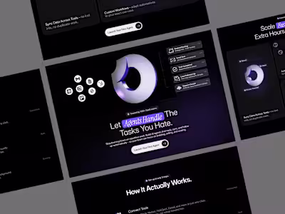 AI SaaS Landing Page Design