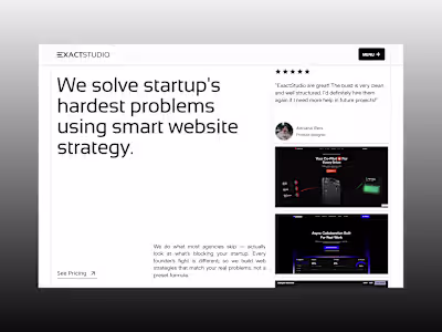 My old Hero Section cost me several clients So I redesign it...