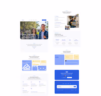 Edutech Landingpage design concept, rate