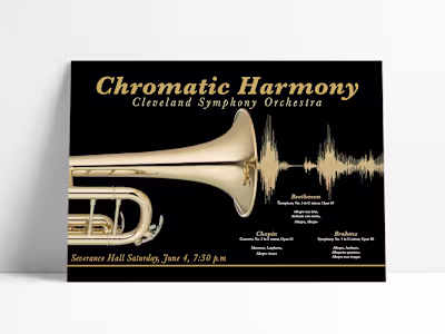 Cleveland Symphony Orchestra Poster — Knight Owl Studio