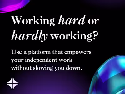 'Work the way you want' Campaign