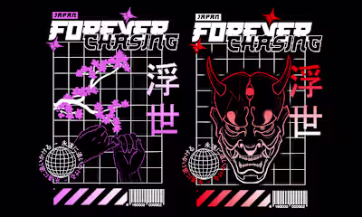 Cyberpunk japanese art 2