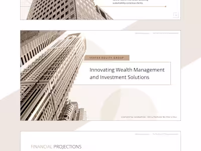 Vertex Equity Group Pitch Deck