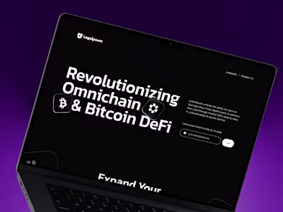 Cross-Chain DeFi Innovation Website
