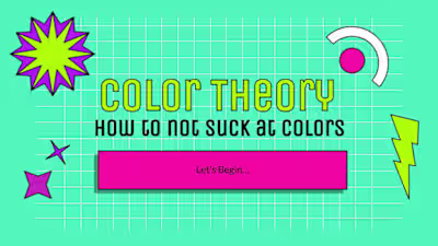 Presentation Design for Color Theory on Behance