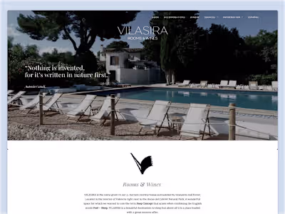 Boutique Hotel (Website Design)