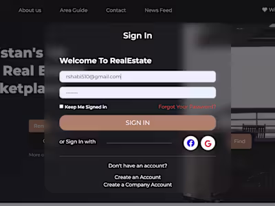 Real-estate website