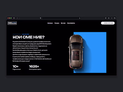 WordPress Website Development for Car Service Company