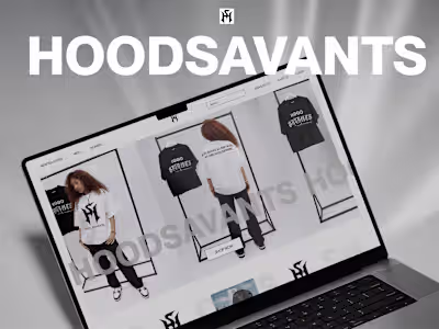 Hoodsavants fashion E-commerce (woocommerce) online store design