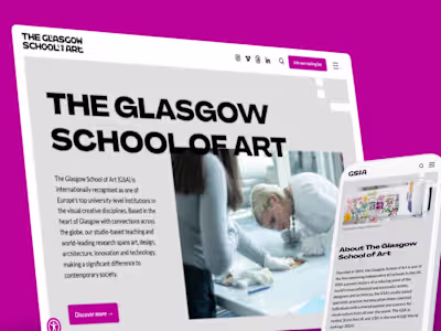 Creative Education With Glasgow School of Arts
