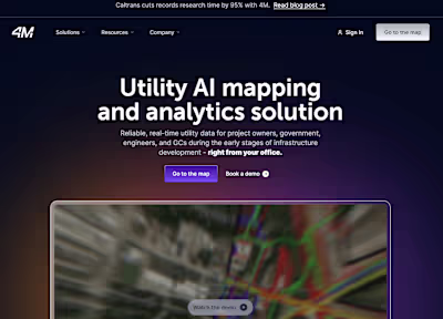 The 4M Analytics Website Developement
