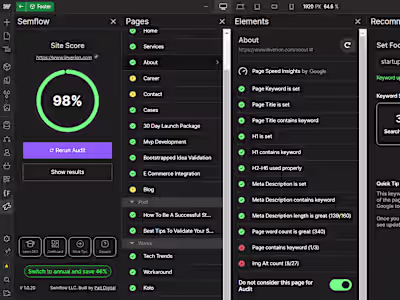 Leverion – SEO and Web Optimization (Webflow)
