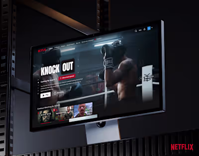 Netflix UX/UI Case Study, Redesign