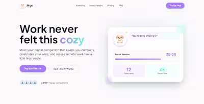 Mori is a small animated