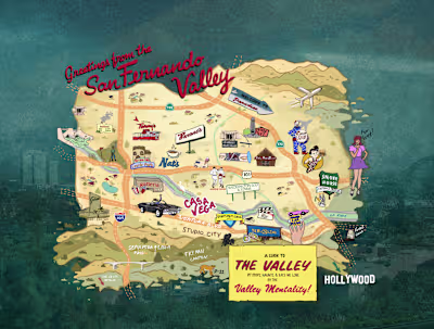 Illustrated Map for Valley Mentality
