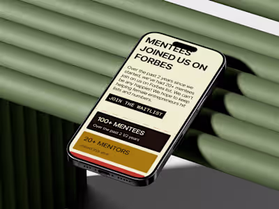 Retro-Branded Landing Page Design for Membership Collective