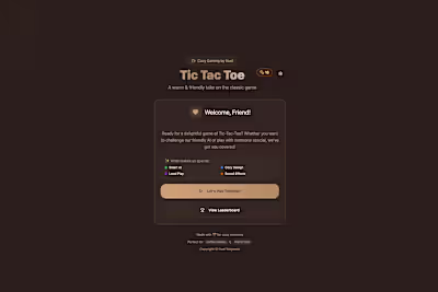 AI-Powered Tic-Tac-Toe Game 