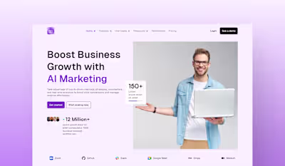 AI Business Marketing Website Design
