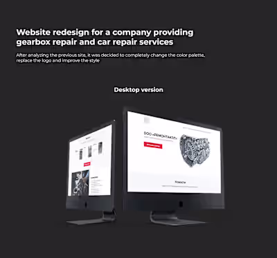 Car service | Landing page redesign on Behance