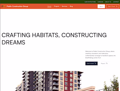 Public Construction Group Website