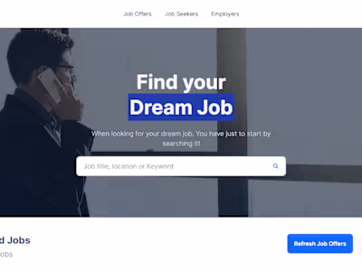 Website for applying to and posting job offers