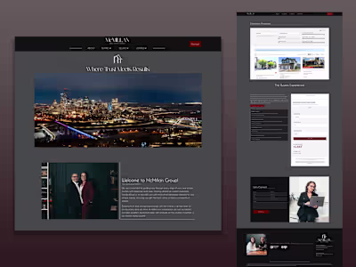 Website for Real Estate Agents ✦ McMillan Real Estate Group