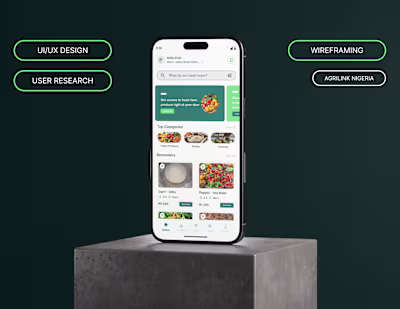AgriLink Agric Tech App - Mobile App & UI/UX