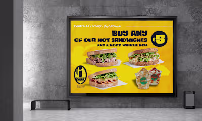 "Buy any of our hot sandwiches and a Moo’d Whirlie" :: Behance
