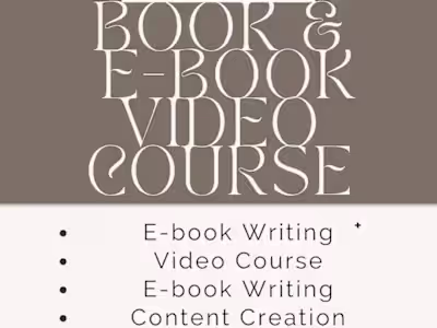 I will Make a video course for you