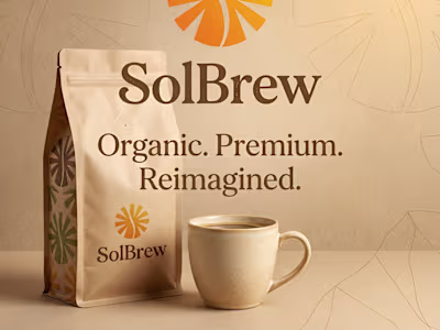 SOLBREW — Brand Identity for an Organic Coffee Line