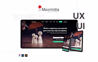 Maximídia Site | UX/UI Design