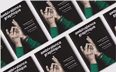 Editorial Design for a graphic design magazine