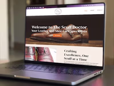 The Scuff Doctor - Website Design