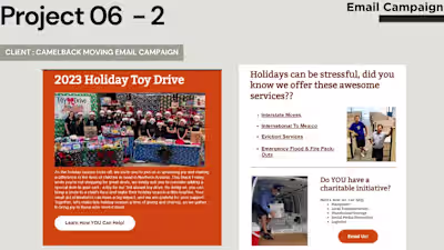 Email Copy: Holiday Giving