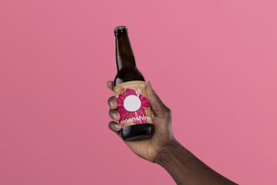 Bottle design for Moonshine (competition) on Behance