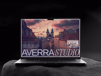Averra Studio Website Design and Development