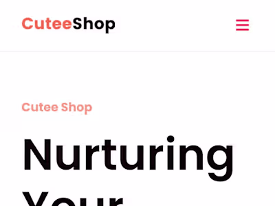 Cutee Shop – Baby Shop