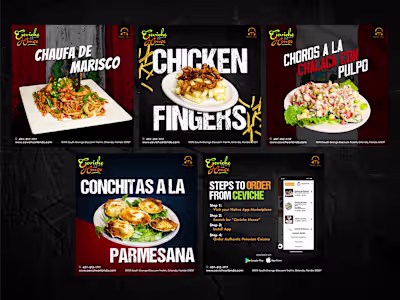 Restaurant Social Media Posts :: Behance