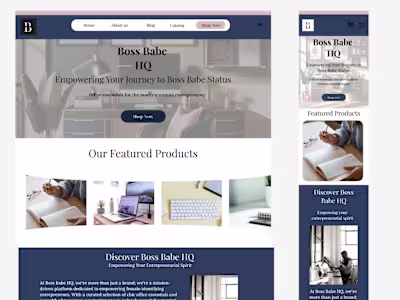 E-Commerce store on figma 